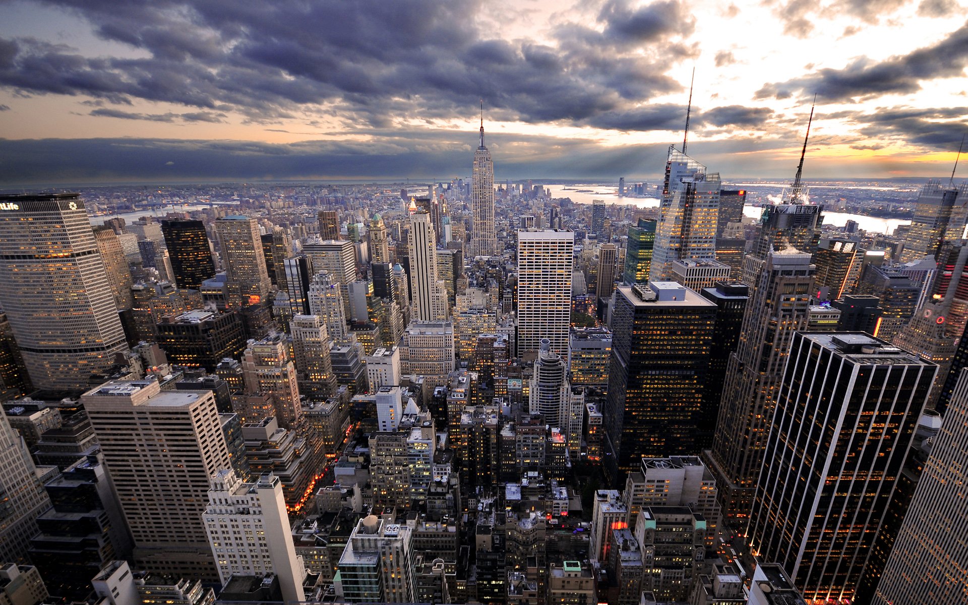 Daily Wallpaper Bird's Eye View of New York I Like To Waste My Time