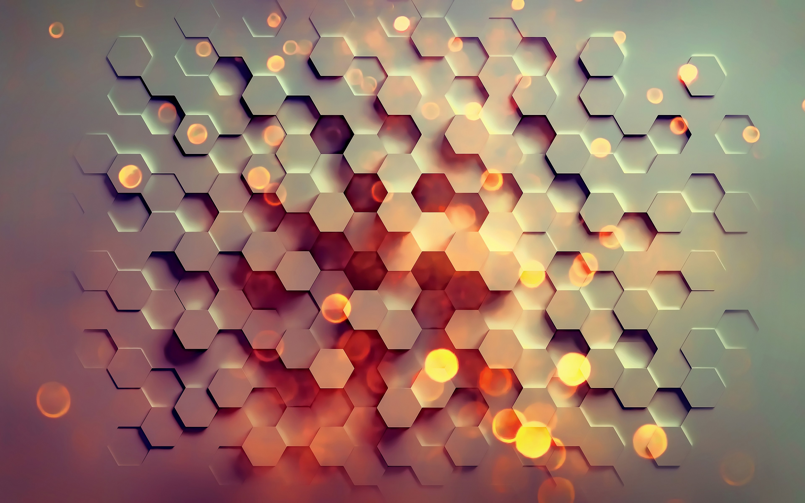 Daily Wallpaper: 3D Hexagons | I Like To Waste My Time Daily Wallpaper: 3D Hexagons | I Like To Waste My Time