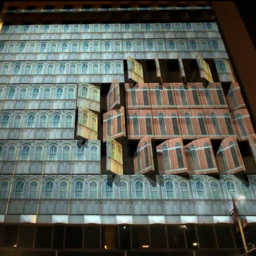 3D Projection Mapping promoting "The Tourist" in Dallas | I Like To