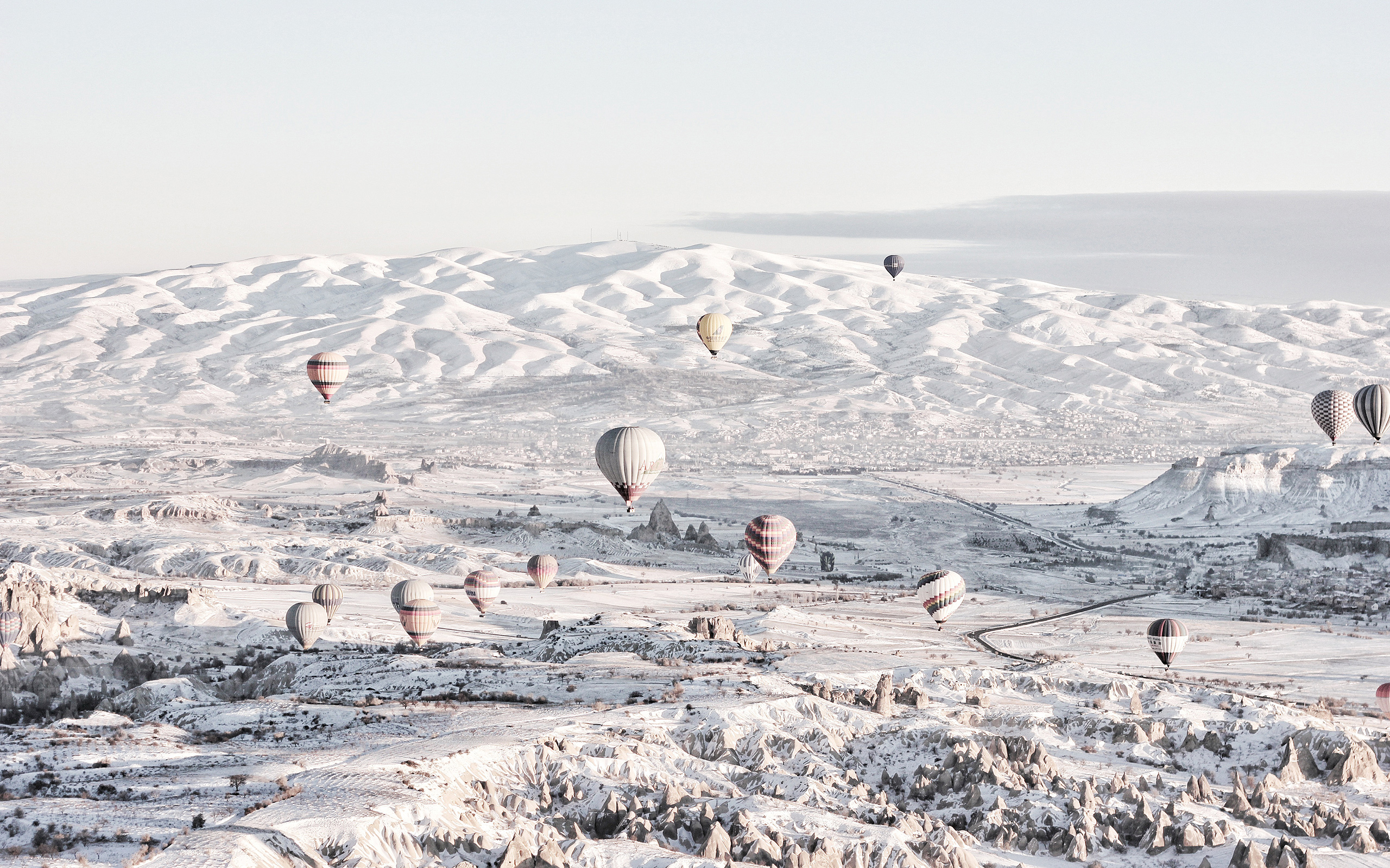 Daily Wallpaper: Wintery Cappadocia, Turkey | I Like To Waste My Time Daily Wallpaper: Wintery Cappadocia, Turkey | I Like To Waste My Time
