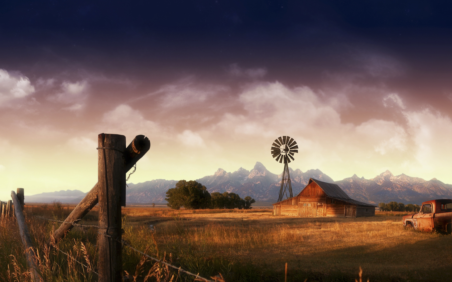 Daily Wallpaper: Farmland | I Like To Waste My Time