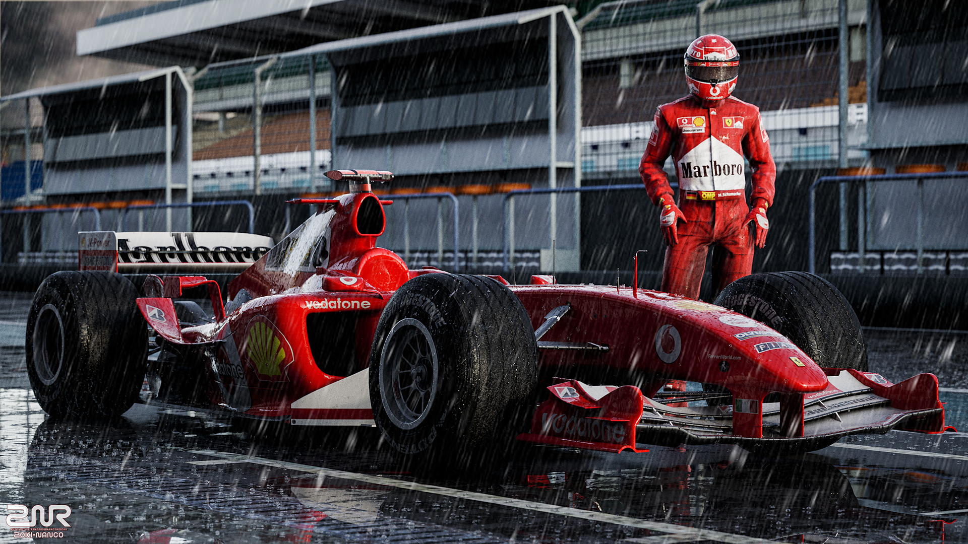 Daily Wallpaper: Ferrari F2004 ft. Michael Schumacher | I Like To Waste My  Time
