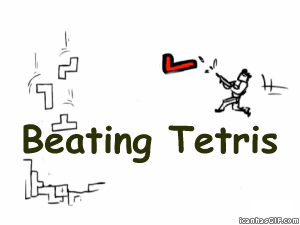 Beating tetris Gif