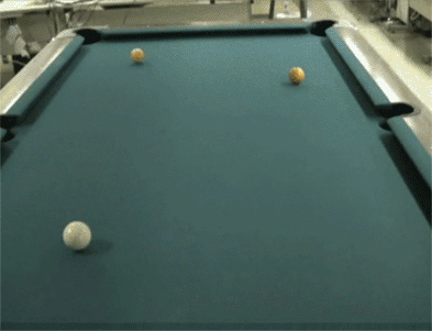 pool table like video game