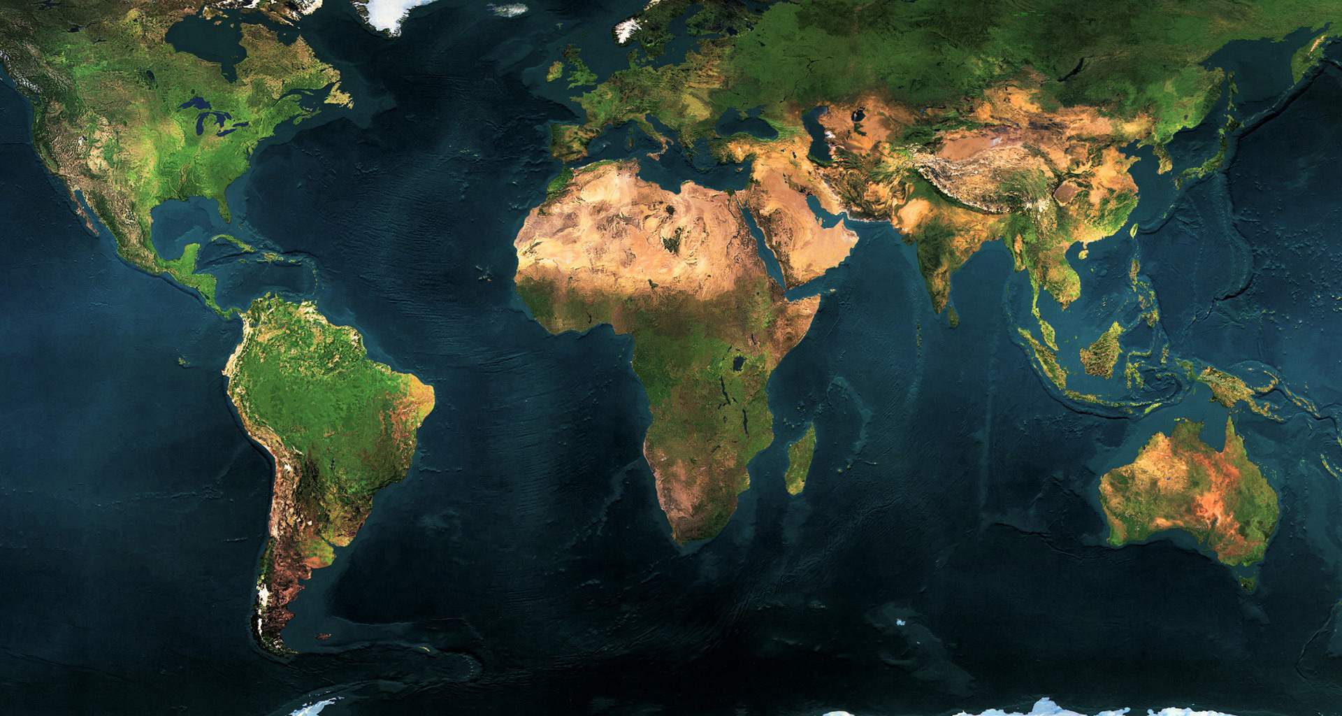 Daily Wallpaper: High Resolution Detailed Map of the World | I Like To