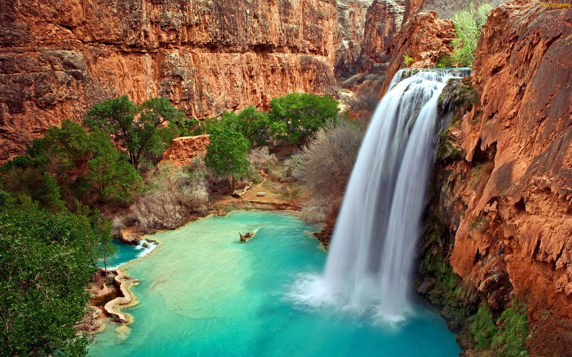 Daily Wallpaper: Beautiful Havasu Falls in Arizona | I Like To Waste My