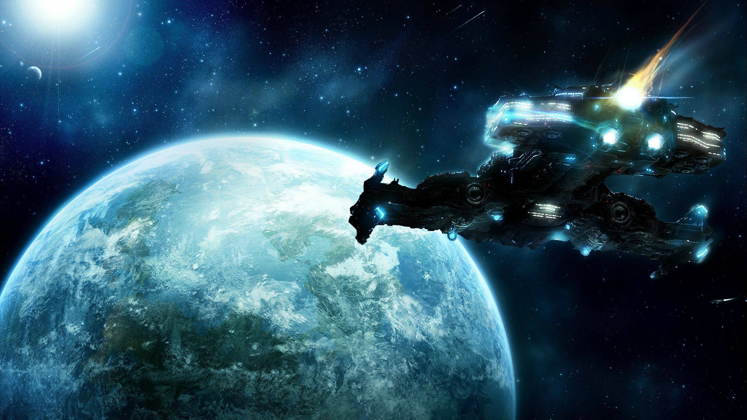 Daily Wallpaper: Hyperion Approaching Earth | I Like To Waste My Time