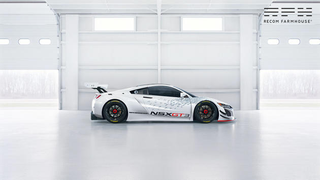 Acura NSX GT3 with Benedict Redgrove by Recm Farmhouse
