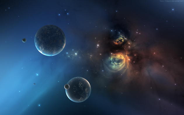 Dark Universe Space Wallpaper