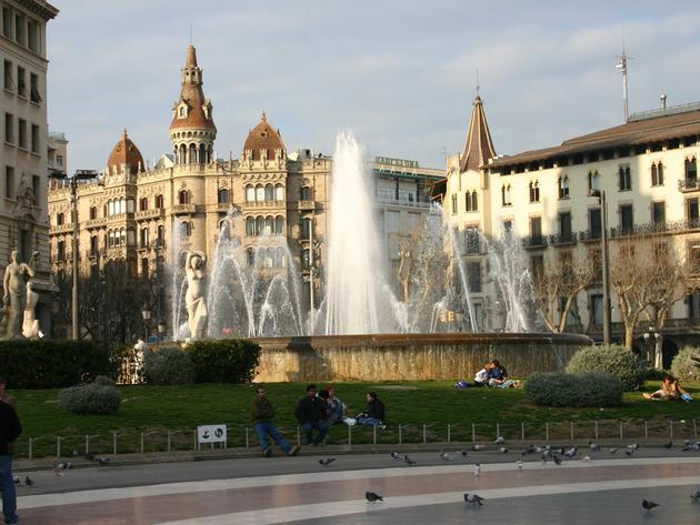 Fountain in Barcelona