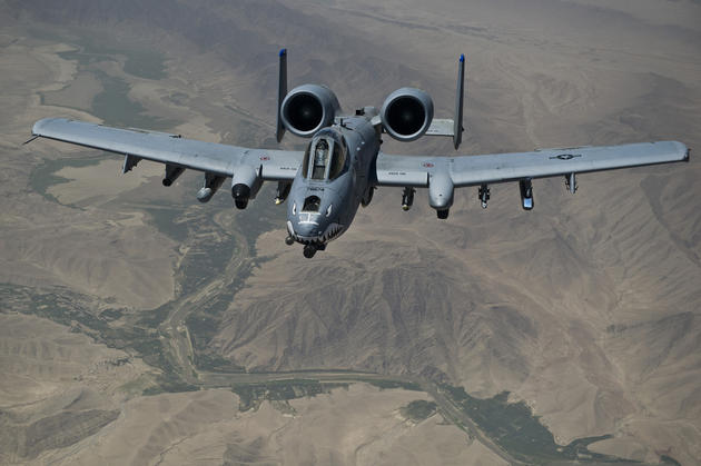 detailed front shot thunderbolt a-10