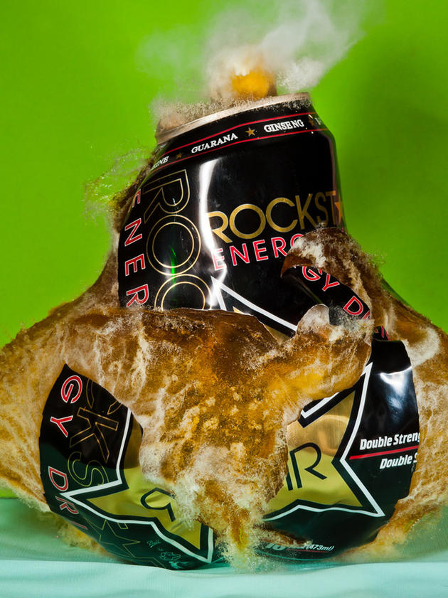 Rockstar energy drink explosion