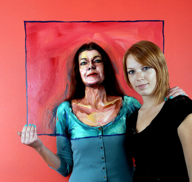 Alexa Meade Body Painting Art Simulates Paintings