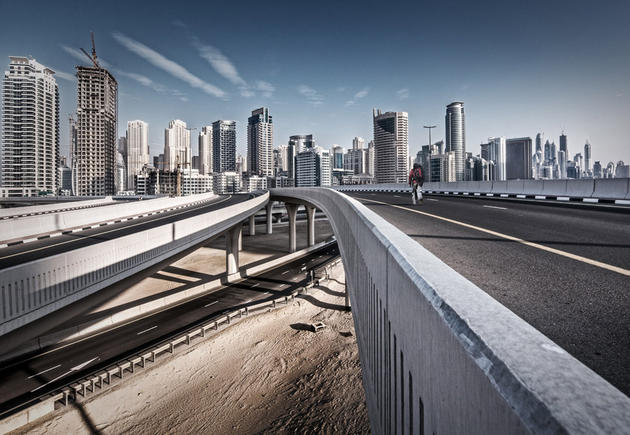 Beautiful Apocalypse styled bridge