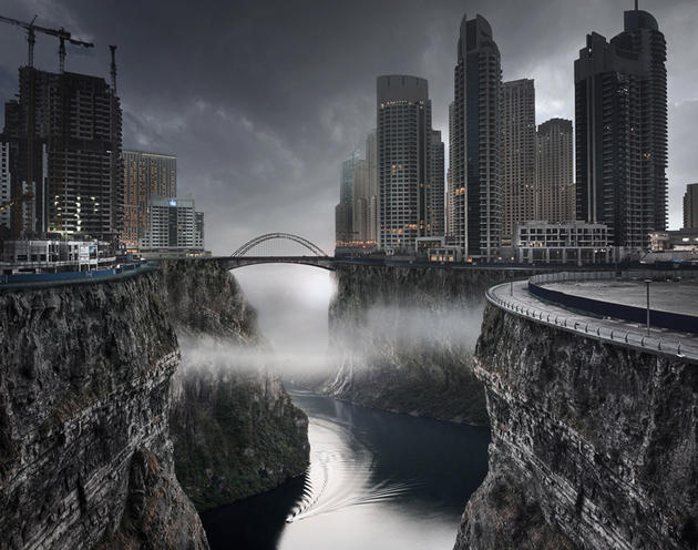 Bridge fantasy landscapes