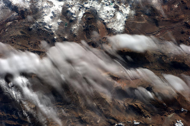 Andes Mountains From Space by Andre Kuipers