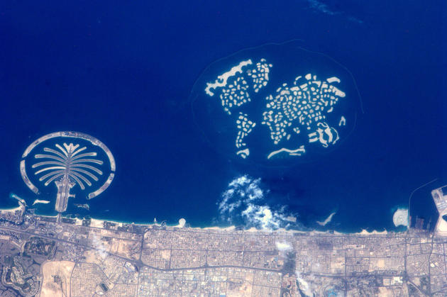 Dubai from Space by Andre Kuipers