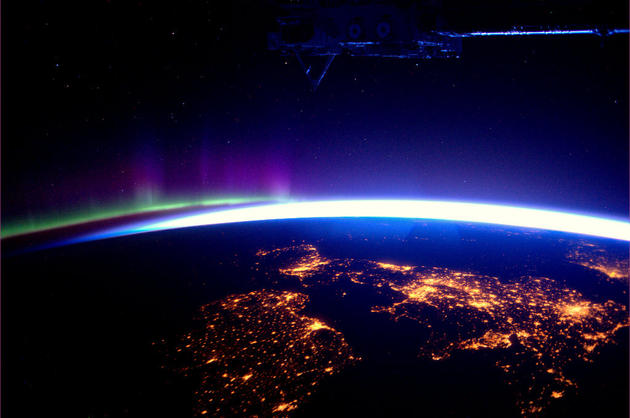 Wales, Ireland from Space by Andre Kuipers