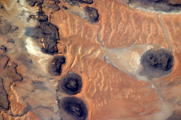 Mauritanie From Space by Andre Kuipers