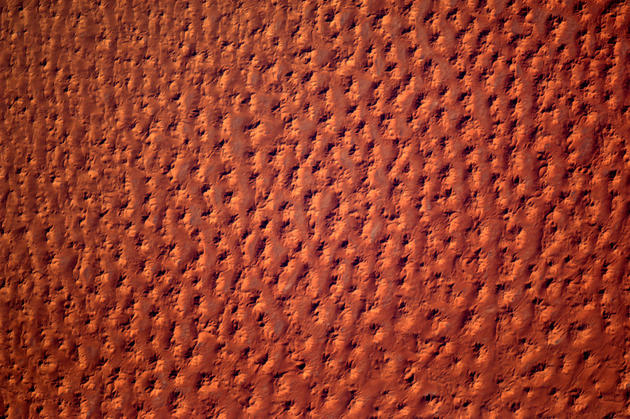 Sahara Desert Pattern from Space by Andre Kuipers