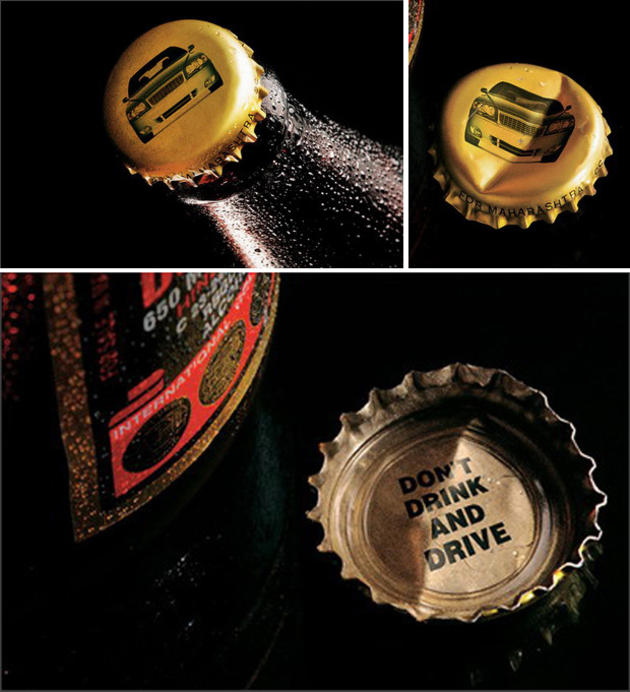 Bottle Cap Advertisement