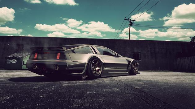 Delorean stanced concept