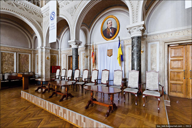 Beautiful Architecture of the university in Chernivtsi Ukraine