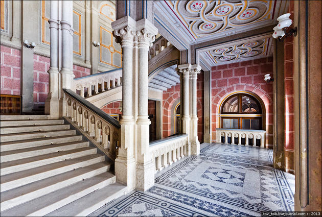 Beautiful Architecture of the university in Chernivtsi Ukraine