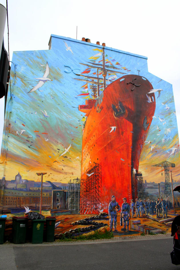 Big ship graffiti