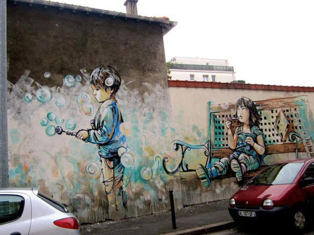 Cool graffiti of people