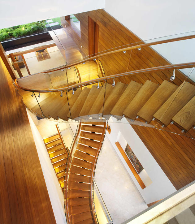 cool looking home stairwell