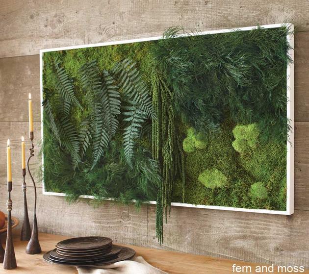 Fern and Moss Wall Art