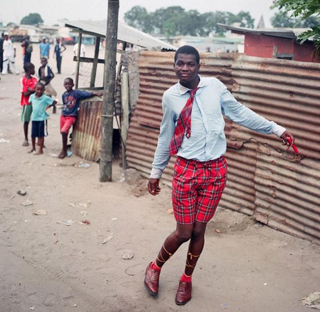 Stylish outfits of congo men photographed by Francesco Giusti