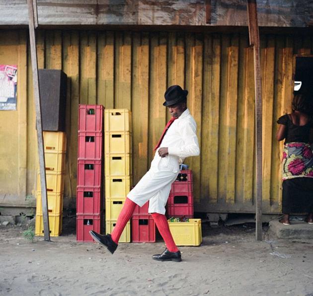 Stylish outfits of congo men photographed by Francesco Giusti