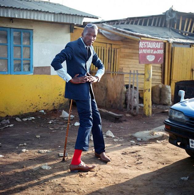 Stylish outfits of congo men photographed by Francesco Giusti