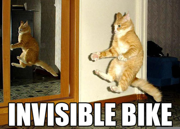 invisible bike