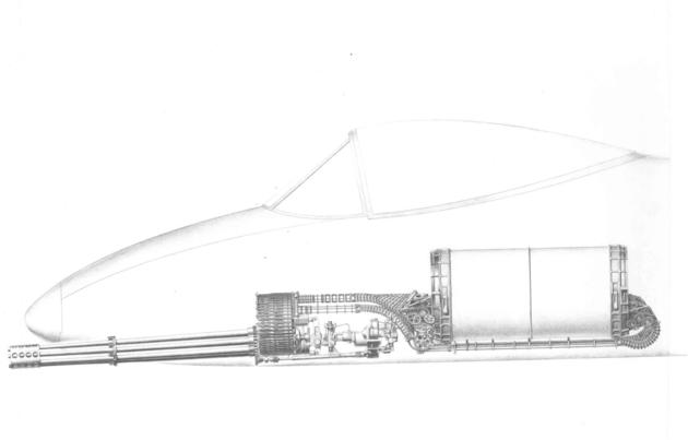 gau 8 cutaway