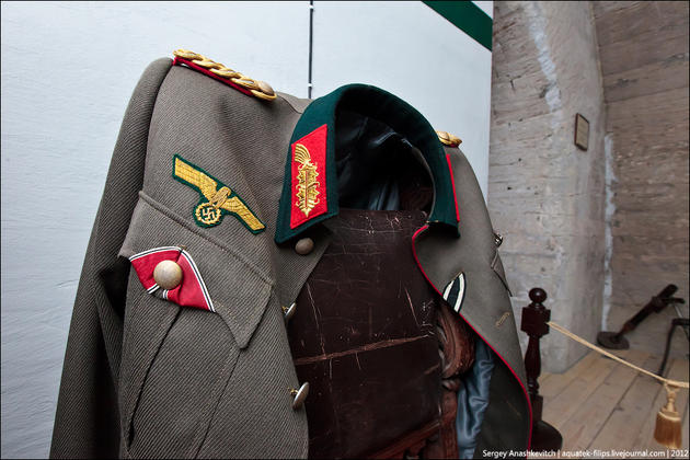 A military jacket of the general, olive drab colour