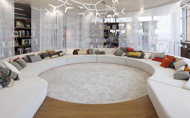 The round room at the google office