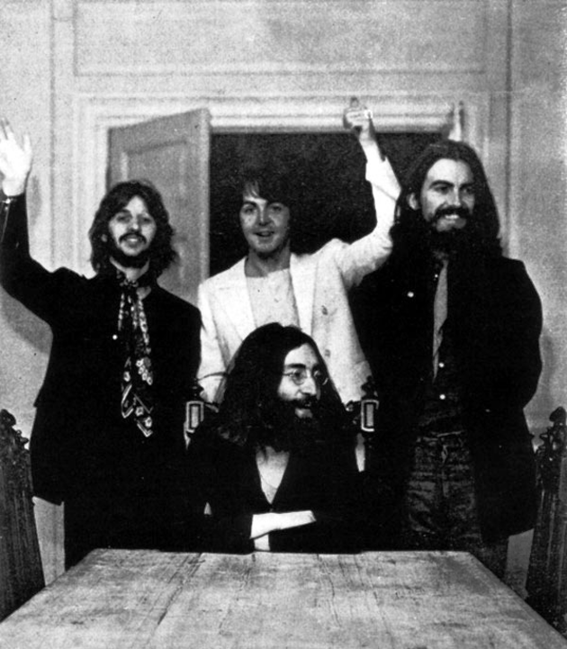 The last photo off all four Beatles together