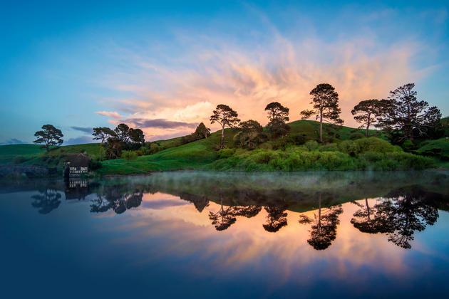 Hobbiton New Zealand HD Wallpaper