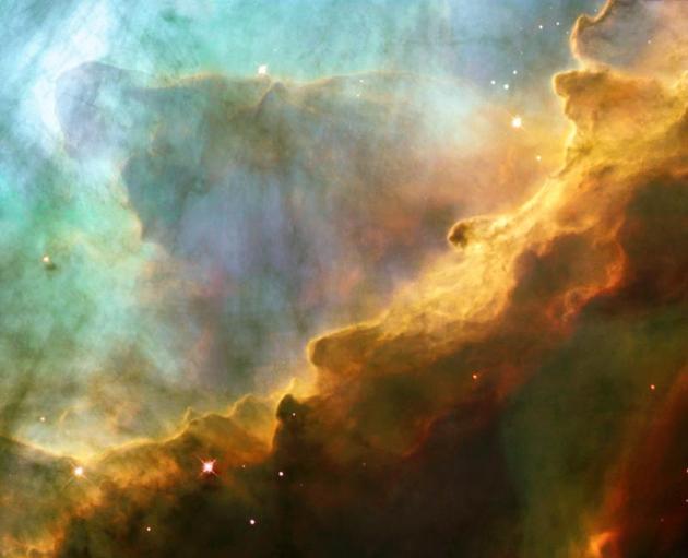 Storm Gases Omega Swan Nebula