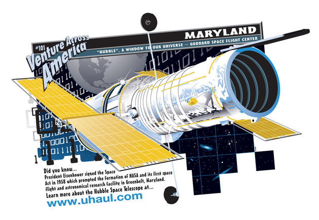 Hubble telescope, Maryland