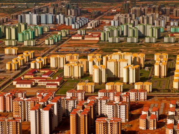 Empty city in Angola, Kimbala