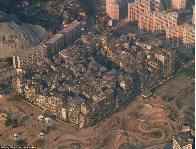 Kowloon Walled City Air View