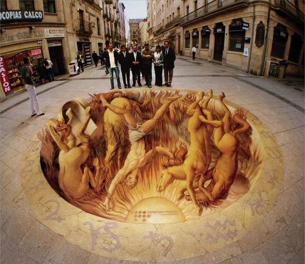 3D Street art by Kurt Wenner