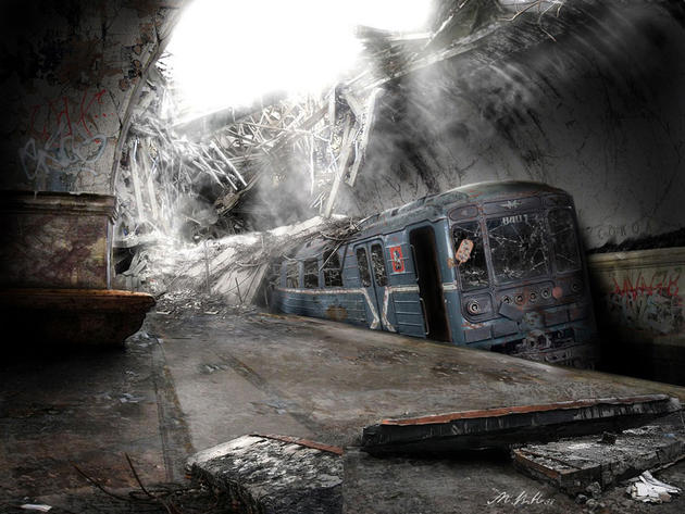 Subway Underground Russia Post Apocalypse