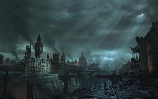 London Apocalypse artwork HD Wallpaper