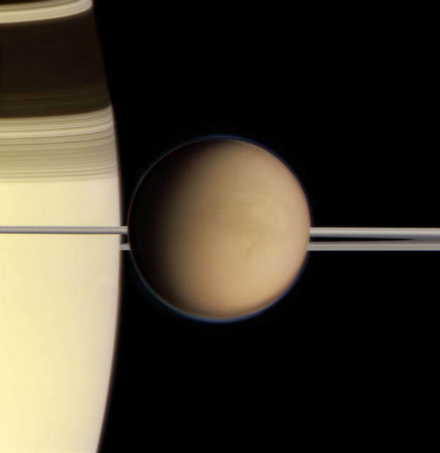 Titan and Saturn