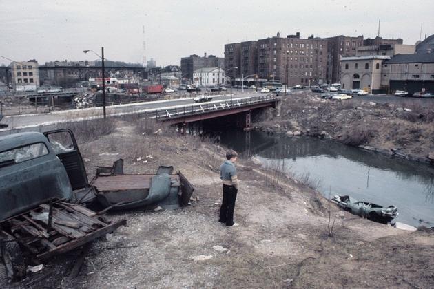 Bronx River, Bronx, 1970.
